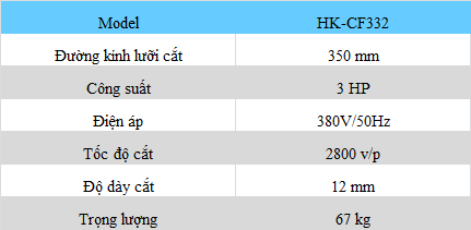 Thông Số HK-CF332